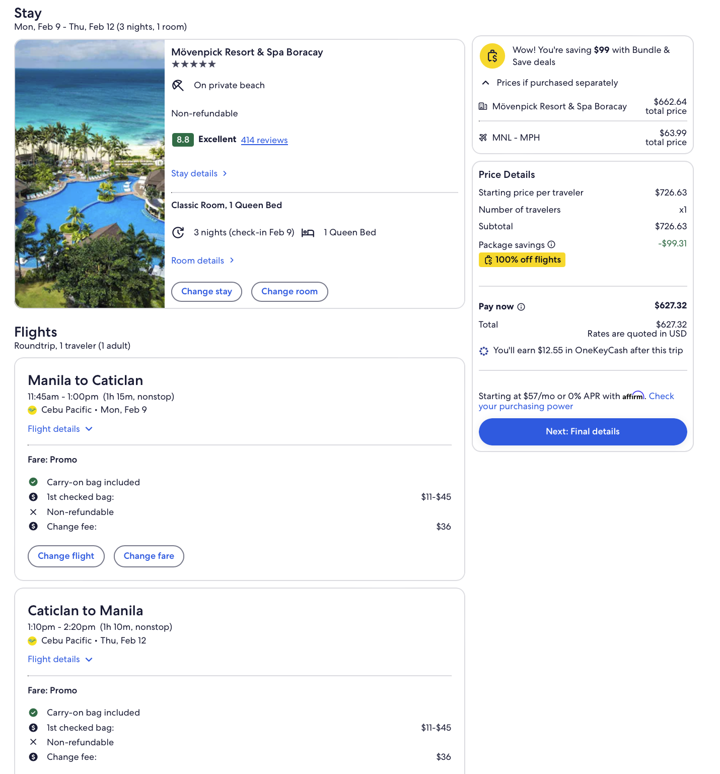 Boracay package